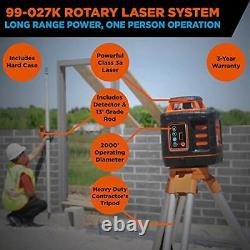 Tool 99027k Selfleveling Rotary Laser System 8.75 Red 1 K