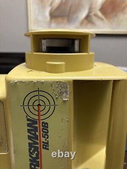 Topcon Marksman RL-50B Horizontal Self Leveling Rotary Spectra Hr320 Receiver