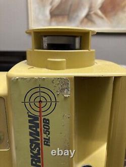 Topcon Marksman RL-50B Horizontal Self Leveling Rotary Spectra Hr320 Receiver