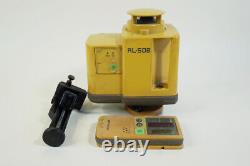 Topcon Marksman RL-50B Sensor Horizontal Self Leveling Rotary LS-70B Laser