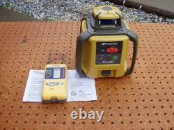 Topcon Model Rl-h4c Self-leveling Laser Level Red Beam + Spectra Hr320 Nice Cond