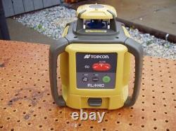 Topcon Model Rl-h4c Self-leveling Laser Level Red Beam + Spectra Hr320 Nice Cond