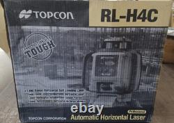 Topcon RL-H4C Horizontal Long Range Self Leveling Laser with LS-80L, New, Unopened