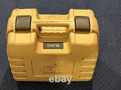 Topcon RL-H4C Laser Level with LS-80L Receiver, Case, Rechargeable Bat Powers On