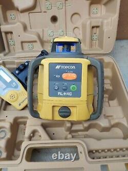 Topcon RL-H4C Long-Range Self-Leveling Construction With Receiver in case