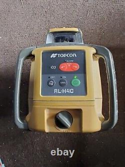 Topcon RL-H4C Long-Range Self-Leveling Construction With Receiver in case