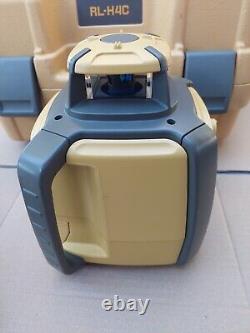 Topcon RL-H4C Long-Range Self-Leveling Construction With Receiver in case