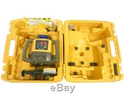 Topcon RL-H5A Rotary Laser Kit Self Leveling 16' Grade Rod INCHES and Tripod