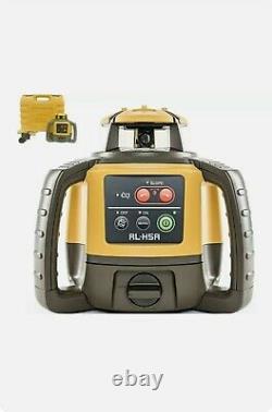 Topcon RL-H5A Rotary Laser & Receiver With Hard Carrying Case BRAND NEW