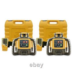 Topcon RL-H5A Self-Leveling Construction Rotary Grade Laser Level, 2-Pack