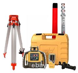 Topcon RL-H5A Self-Leveling Rotary Grade Laser Level W tripod and 14' Rod Inches