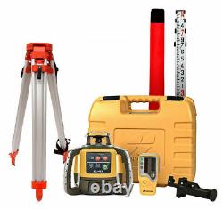 Topcon RL-H5A Self-Leveling Rotary Grade Laser Level W tripod and 14' Rod Inches