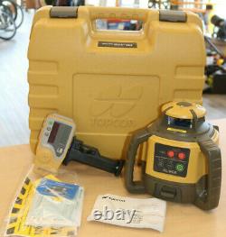 Topcon RL-H5A Self-Leveling Rotary Grade Laser with Case Pre-owned FREE SHIP