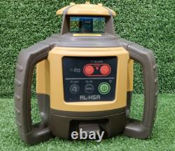 Topcon RL-H5A Self-Leveling Rotary Laser LS-80L Receiver with Case Used