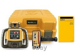Topcon RL-H5A Self-Leveling Rotary Laser Level, Field Book, LS-100D Receiver