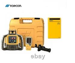 Topcon RL-H5A Self-Leveling Rotary Laser Level, Field Book, LS-80L Receiver, Kit