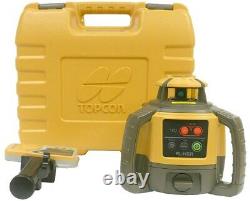 Topcon RL-H5A Self-Leveling Rotary Laser Level, Field Book, LS-80L Receiver, Kit