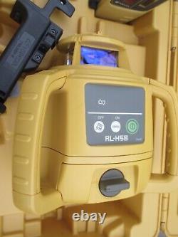 Topcon RL-H5 Horizontal Self-Leveling Rotary Laser with LS-80x. Receiver in case