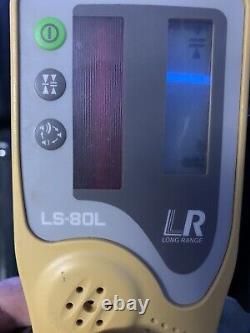 Topcon RL-SV1S Self Leveling Single Slope Laser, -LS-80L Receiver, RC-50 Remote