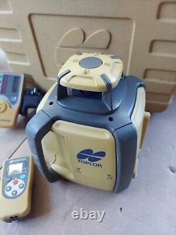 Topcon RL-SV1S Self Leveling Single Slope Rotary Laser With Receiver & Remote