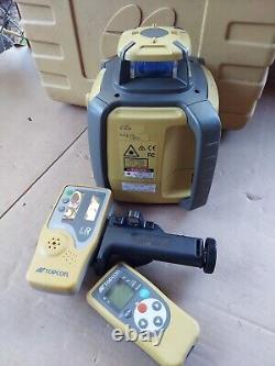 Topcon RL-SV1S Self Leveling Single Slope Rotary Laser With Receiver & Remote