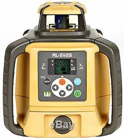 Topcon RL-SV2S Dual Slope Self-Leveling Rotary Laser Level Alkaline DB Model