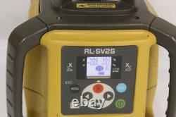 Topcon RL-SV2S Self-Leveling Dual Grade Laser RB with LS-100D Receiver & RC-60 Kit