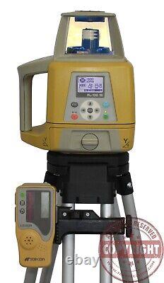 Topcon Rl-100 1s Self Leveling Slope Rotary Laser Level, Grade, Transit, Spectra