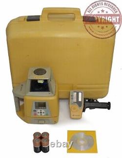 Topcon Rl-100 1s Self Leveling Slope Rotary Laser Level, Grade, Transit, Spectra