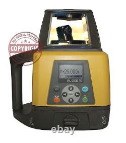 Topcon Rl-200 1s Self Leveling Slope Rotary Laser Level, Grade, Transit, Spectra