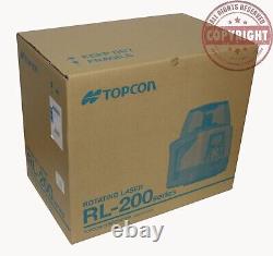 Topcon Rl-200 2s Self Leveling Dual Slope Rotary Laser Level, Grade, Transit