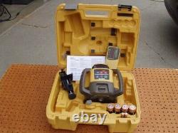 Topcon Rl-h5a Self-leveling Rotay Grade Laser Level + Ls-80x Receiver Good Cond