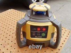 Topcon Rl-h5a Self-leveling Rotay Grade Laser Level + Ls-80x Receiver Good Cond