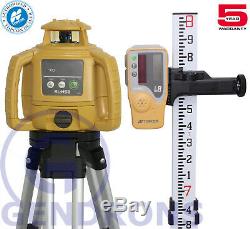 Topcon Rl-h5b Self-leveling Rotary Laser Level + Tripod & Grade Rod 10th