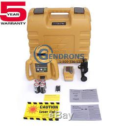 Topcon Rl-h5b Self-leveling Rotary Laser Level + Tripod & Grade Rod 10th