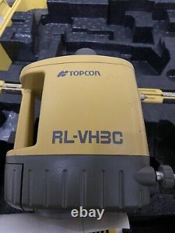 Topcon Rotary Rotating Laser Level RL-VH3C With Case and W-Mount-1C USED
