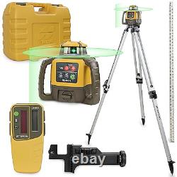 Topcon Self-Leveling Rotary Laser Receiver with Tripod & Tenth Grade Level Rod