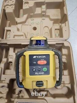 USED Topcon RL-H4C Self Leveling rotary laser level