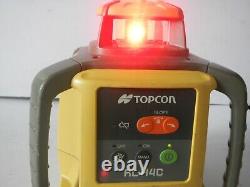 USED Topcon RL-H4C Self Leveling rotary laser level