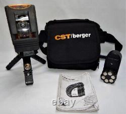 VERY NICE CST BERGER 58-ILMXT SELF LEVELING LASER KIT WithSOFT CASE