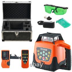 VEVOR 2000ft Self-Leveling 360 Rotary Rotating Green Beam Laser Level Tool IP66