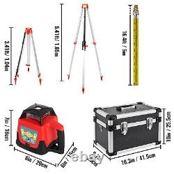 VEVOR 360° Self Leveling Rotating Rotary Laser Level w Tripod Staff Green Beam