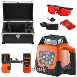 VEVOR Laser Level, 1650ft, 360 Degree Self Leveling Red Cross Line Laser, 5 Rota