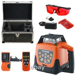 VEVOR Self-Leveling 360? Rotary Rotating Red Beam Laser Level Tool Kit 500m Range