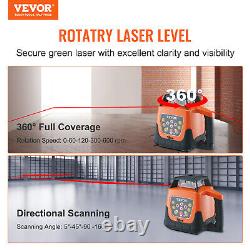 VEVOR Self-Leveling 360°Rotary Rotating Red Beam Laser Level Tool Kit 500m Range