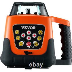 VEVOR Self-Leveling 360°Rotary Rotating Red Beam Laser Level Tool Kit 500m Range