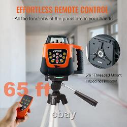 VEVOR Self-Leveling 360°Rotary Rotating Red Beam Laser Level Tool Kit 500m Range