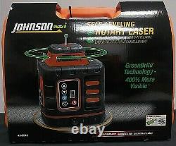 (102862) Johnson Auto Niveler Kit Laser Rotatif 40-6543 Nouveau Dans La Boîte