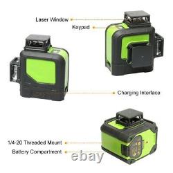 12 Lines Laser Rotary Level Green Cross Line Laser 903cg Self Leveling 45m/147ft