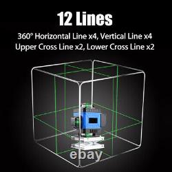 3d 8/12/16 Ligne 360° Rotary Measure Cross Green Laser Level Self Leveling